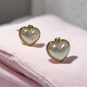 🆕Anne Klein Gold Heart Earrings